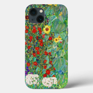 グスタフクリムトファームガーデンひまわり絵画の花 iPhone 13ケース