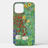 グスタフクリムトファームガーデンひまわり絵画の花 Case-Mate iPhoneケース (裏面)