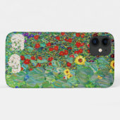 グスタフクリムトファームガーデンひまわり絵画の花 Case-Mate iPhoneケース (裏面(横))