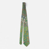 グスタフクリムトファームガーデンヒマワラートネックタイ ネクタイ (裏面)
