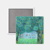 グスタフクリムトファームハウスinアッパーオーストリア マグネット (正面/裏面)