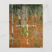 グスタフクリムトフォレスト結婚自然の詳細 エンクロージャーカード (裏面)