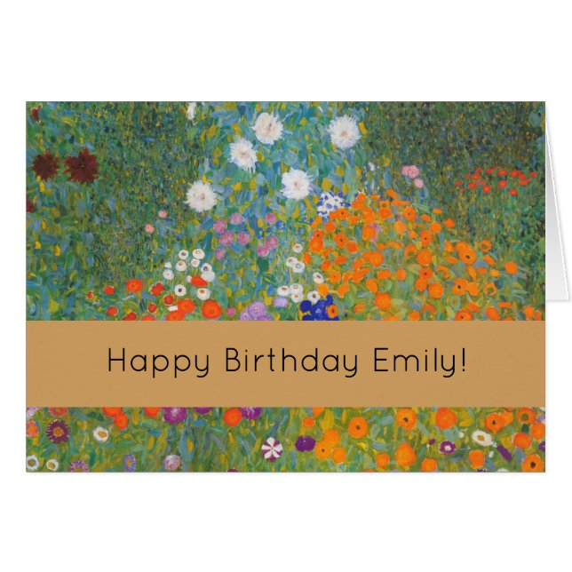 グスタフクリムトフラワーガーデンコテージ自然 (正面横)