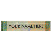 グスタフクリムトフラワーガーデンコテージ自然 デスクネームプレート (正面)