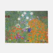 グスタフクリムトフラワーガーデンコテージ自然 ドアマット (正面)