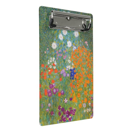 グスタフクリムトフラワーガーデンコテージ自然 ミニクリップボード (アングル)