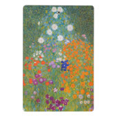 グスタフクリムトフラワーガーデンコテージ自然 ミニクリップボード (裏面)