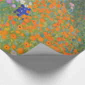 グスタフクリムトフラワーガーデンコテージ自然 ラッピングペーパー (角)