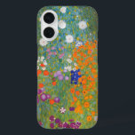 グスタフクリムトフラワーガーデンコテージ自然 iPhone 16ケース<br><div class="desc">美しい庭絵画園 – これはコテージ園と呼ばれるグスタフのクリムトのクラシックである1907年のフラワーガーデン、カラフルフローラの近くに絵画ある。</div>