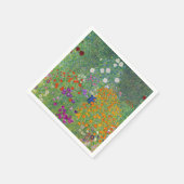 グスタフクリムトフラワーガーデンヴィンテージアールヌーボー スタンダードカクテルナプキン (角)