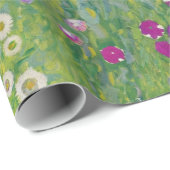 グスタフクリムトフラワーガーデンヴィンテージアールヌーボー ラッピングペーパー (ロールコーナー)