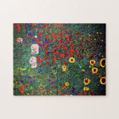 グスタフクリムトフラワーガーデン ジグソーパズル (横)