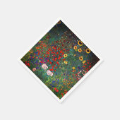 グスタフクリムトフラワーガーデン スタンダードカクテルナプキン (角)