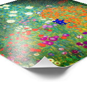 グスタフクリムトフラワーガーデン フォトプリント            (角)