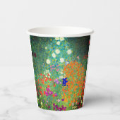 グスタフクリムトフラワーガーデン 紙コップ (裏面)