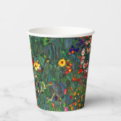 グスタフクリムトフラワーガーデン 紙コップ (裏面)