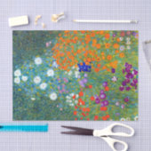 グスタフクリムトフラワーガーデン 薄葉紙 (クラフト)