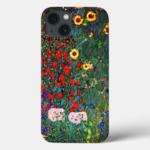 グスタフクリムトフラワーガーデン iPhone 13ケース