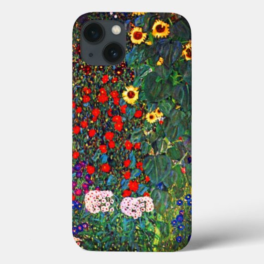 グスタフクリムトフラワーガーデン Case-Mate iPhoneケース (裏面)