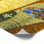 グスタフクリムトフルフィルメントポスター ポスター (角)