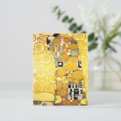 グスタフクリムトフルフィルメントラバーズファインアート ポストカード (スタンド正面)