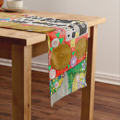 グスタフクリムトフルフィルメント新しいカップル ショートテーブルランナー (インサイチュ)