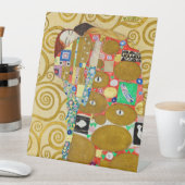 グスタフクリムトフルフィルメント新しいカップル 台座サイン (インサイチュ)