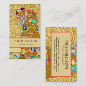 グスタフクリムトフルフィルメント新しいカップル 名刺 (正面/裏面)