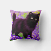 グスタフクリムトブラックキッテン クッション (裏面)