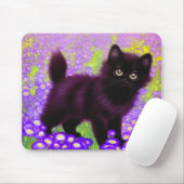 グスタフクリムトブラックキッテン マウスパッド (マウス)