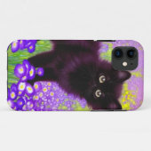 グスタフクリムトブラックキッテン Case-Mate iPhoneケース (裏面(横))