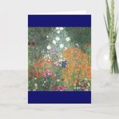 グスタフクリムトブルーメンガルテン シーズンカード (正面)