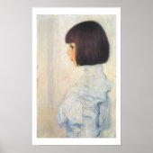 グスタフクリムトヘレンクリムトポートレート ポスター (正面)