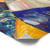 グスタフクリムトベビークレードル1978年旧有名絵画店 ポスター (角)