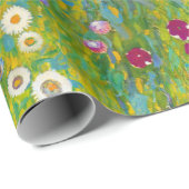 グスタフクリムトボーエルンガルテンフラワーガーデンファインアート ラッピングペーパー (ロールコーナー)