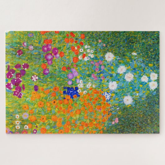 グスタフクリムトボーンガルテンフラワーガーデンファインアート ジグソーパズル (横)
