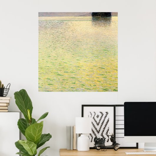 グスタフクリムトポスター~ザアイランド ポスター (ホームオフィス)