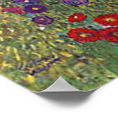 グスタフクリムトポスター~フラワーガーデン ポスター (角)