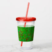 グスタフクリムトポピー場 アクリルタンブラー (裏面)