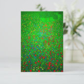 グスタフクリムトポピー場 招待状 (スタンド正面)