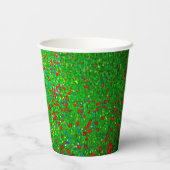 グスタフクリムトポピー場 紙コップ (裏面)