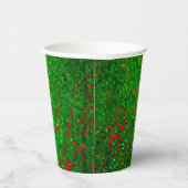 グスタフクリムトポピー場 紙コップ (右)