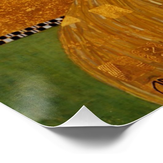 グスタフクリムトポートレートのアデレギャラリーHDヴィンテージ ポスター (コーナー)