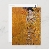 グスタフクリムトポートレートのアデレギャラリーHDヴィンテージ ポストカード (正面/裏面)