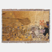 グスタフクリムトポートレートアデル・ブロッホ・バウアー1907 スローブランケット (正面)