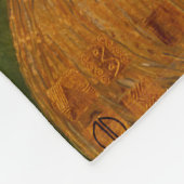 グスタフクリムトポートレートアデル・ブロッホ・バウアー1907 フリースブランケット (角)