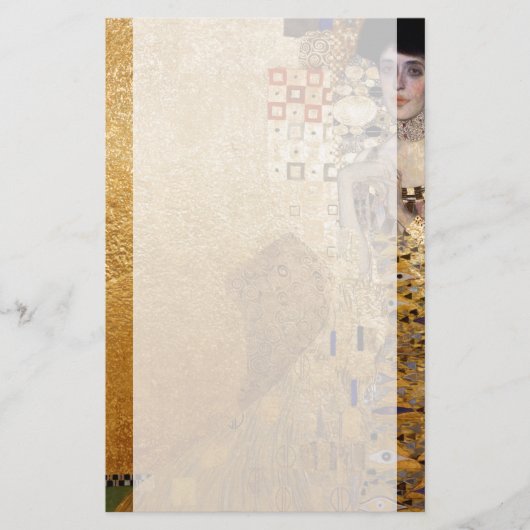 グスタフクリムトポートレートアデル・ブロッホ・バウアー1907 便箋 (正面)