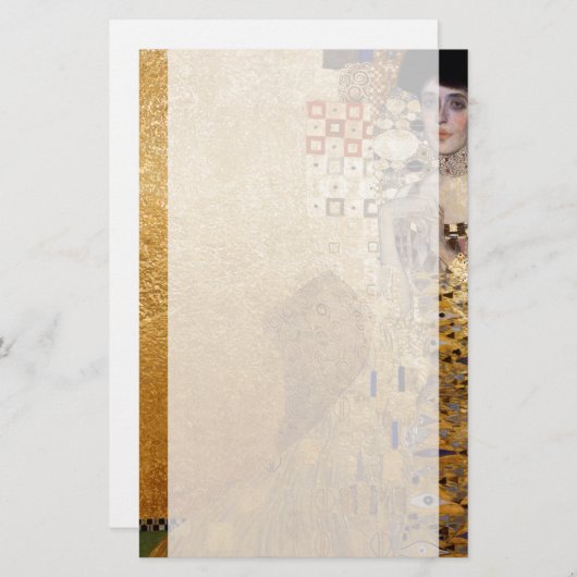 グスタフクリムトポートレートアデル・ブロッホ・バウアー1907 便箋 (正面/裏面)