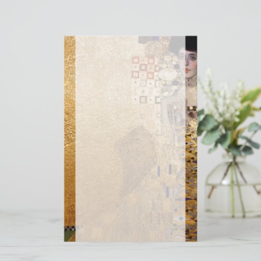 グスタフクリムトポートレートアデル・ブロッホ・バウアー1907 便箋 (スタンド正面)