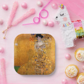 グスタフクリムトポートレート ペーパープレート (パーティー)